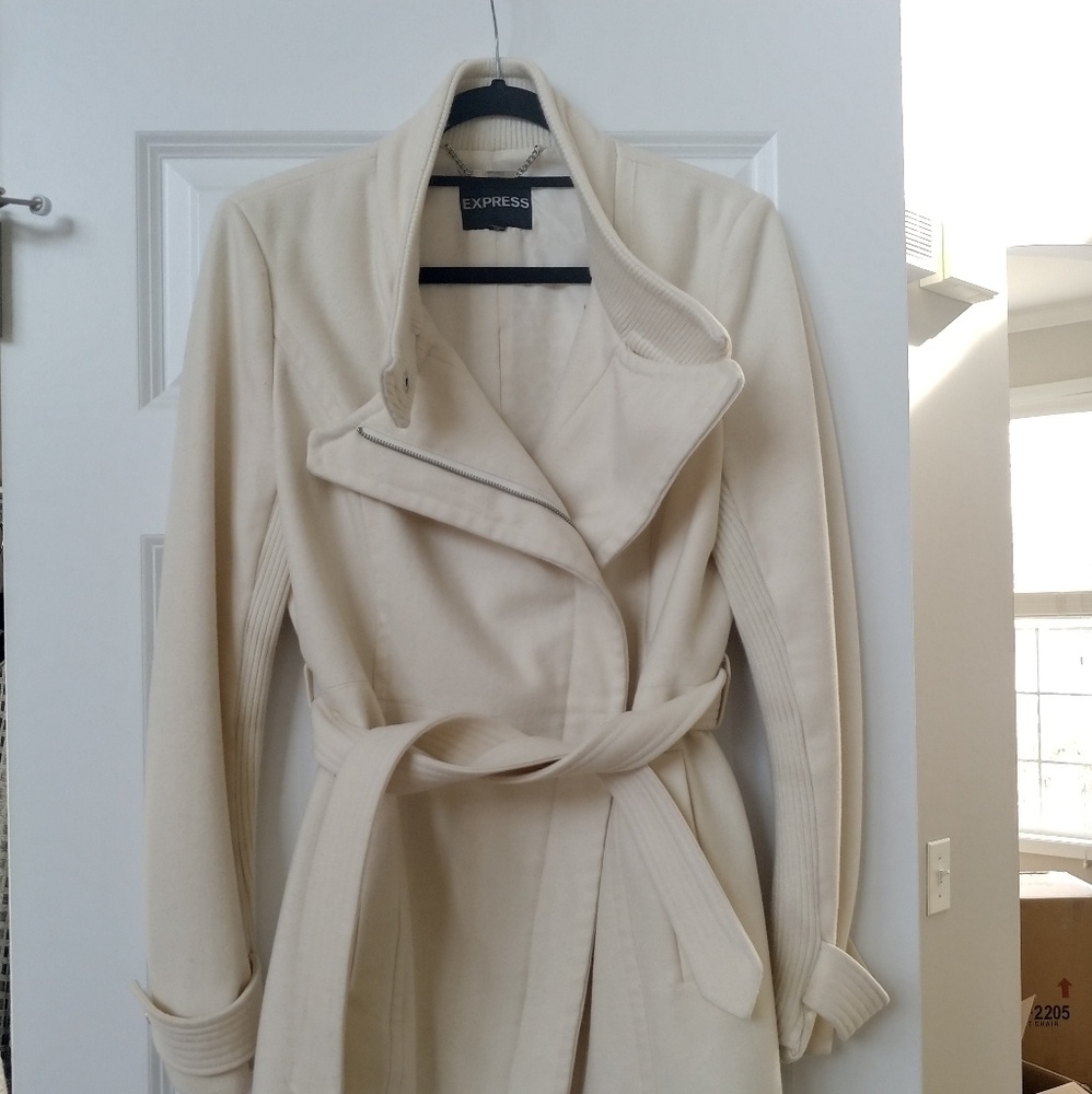 Express ivory coat